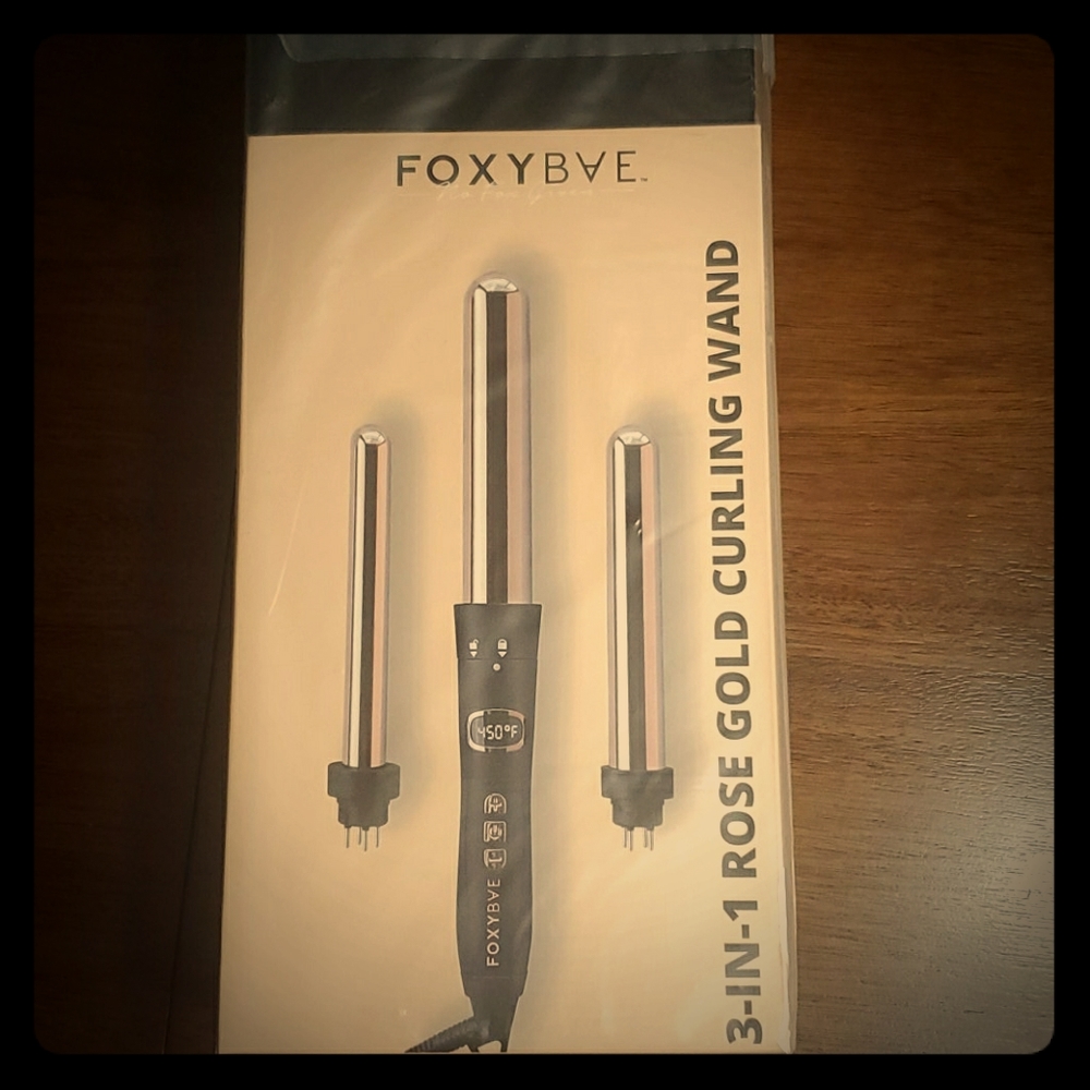 3-IN-1 ROSE GOLD CURLING WAND